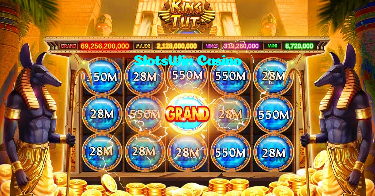 SlotsWin Casino casino presented on mobile device in Pakistan with slots and live games